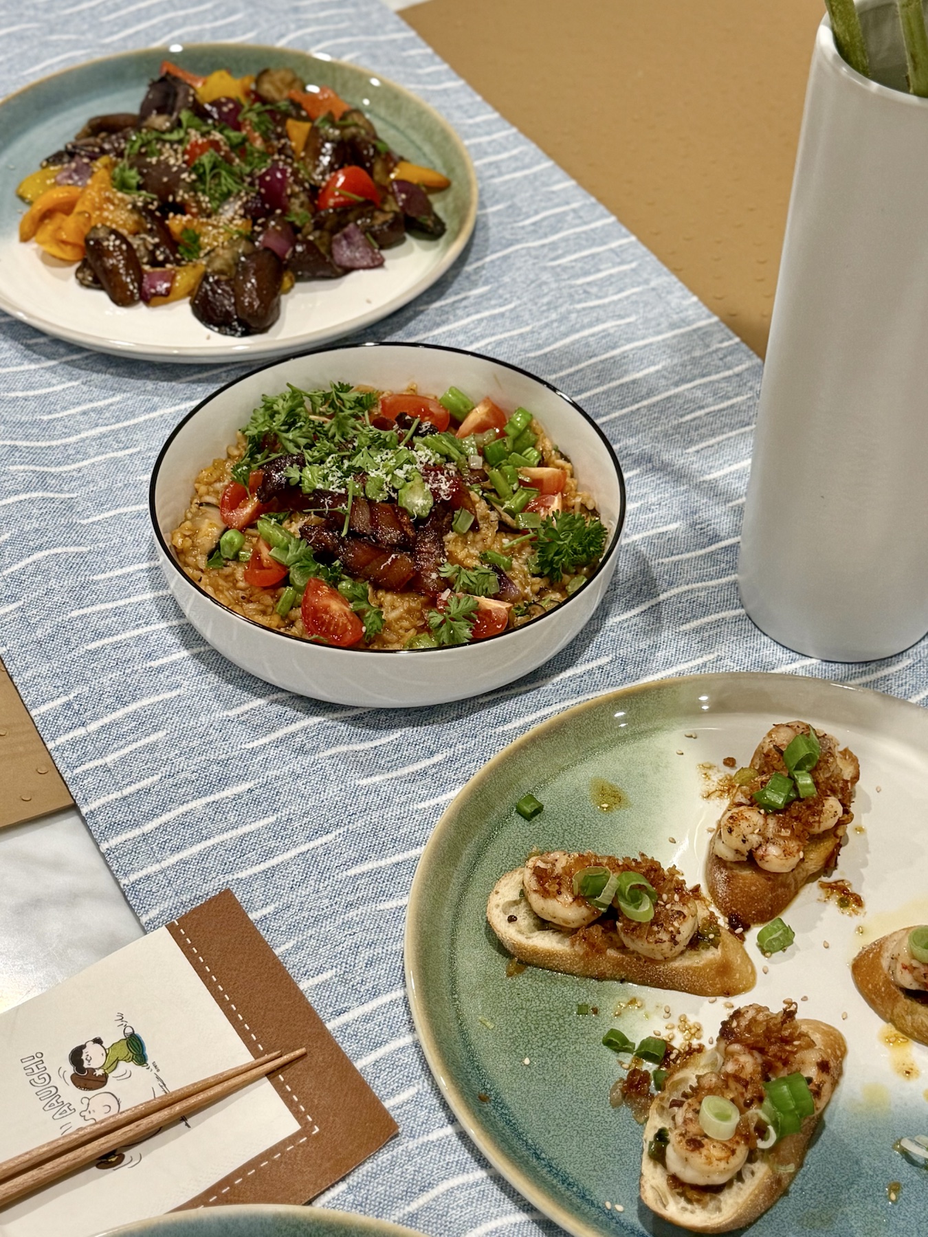A dish made in Tina’s kitchen